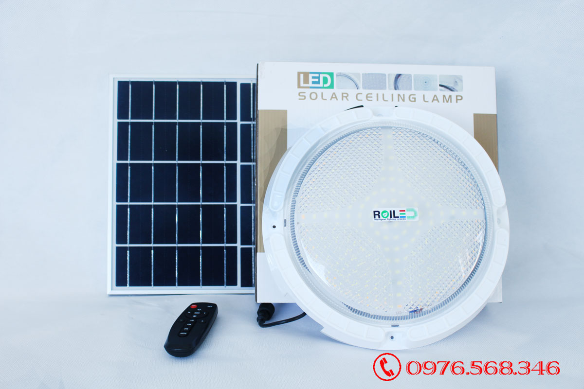 Đèn ốp trần năng lượng mặt trời giá rẻ 100W Roiled - RO100W